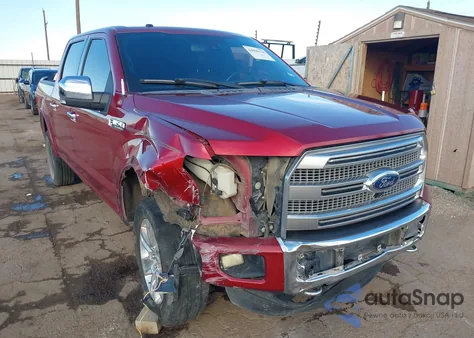 2015 Ford F-150 Platinum z USA, uszkodzony, nr VIN 1FTEW1EG1FFA33756